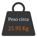 Peso 25.93 Kg